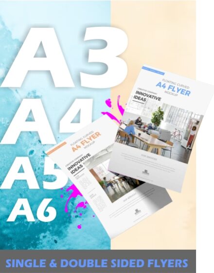 Single & Double Sided flyers